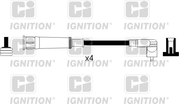 Quinton Hazell XC1039 - Augstsprieguma vadu komplekts adetalas.lv