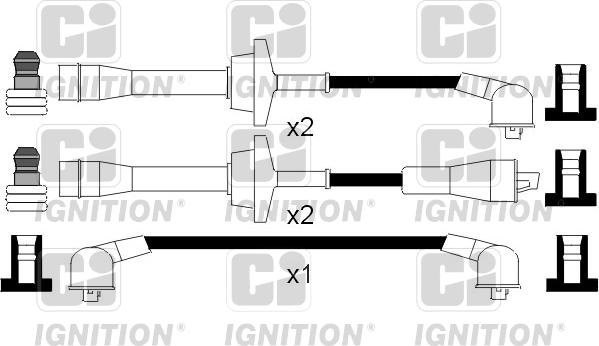 Quinton Hazell XC1029 - Augstsprieguma vadu komplekts adetalas.lv