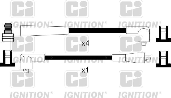 Quinton Hazell XC1079 - Augstsprieguma vadu komplekts adetalas.lv