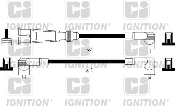 Quinton Hazell XC1145 - Augstsprieguma vadu komplekts adetalas.lv