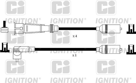 Quinton Hazell XC1142 - Augstsprieguma vadu komplekts adetalas.lv