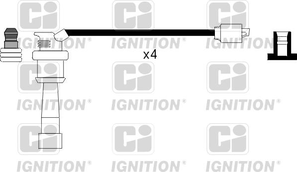 Quinton Hazell XC1113 - Augstsprieguma vadu komplekts adetalas.lv