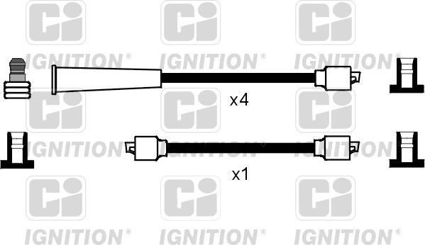 Quinton Hazell XC1117 - Augstsprieguma vadu komplekts adetalas.lv