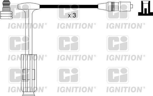 Quinton Hazell XC1181 - Augstsprieguma vadu komplekts adetalas.lv