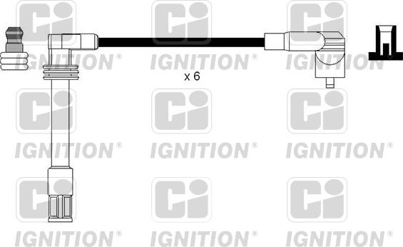 Quinton Hazell XC1122 - Augstsprieguma vadu komplekts adetalas.lv