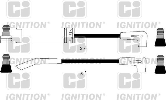 Quinton Hazell XC1127 - Augstsprieguma vadu komplekts adetalas.lv