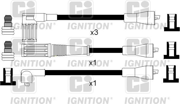 Quinton Hazell XC181 - Augstsprieguma vadu komplekts adetalas.lv