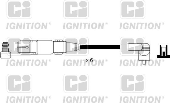 Quinton Hazell XC1203 - Augstsprieguma vadu komplekts adetalas.lv