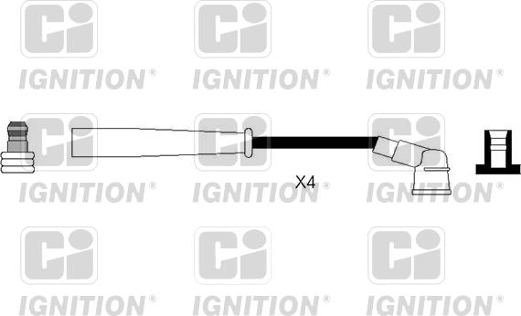 Quinton Hazell XC1232 - Augstsprieguma vadu komplekts adetalas.lv