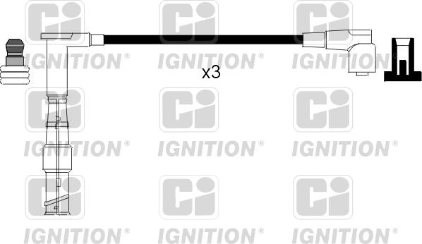 Quinton Hazell XC881 - Augstsprieguma vadu komplekts adetalas.lv