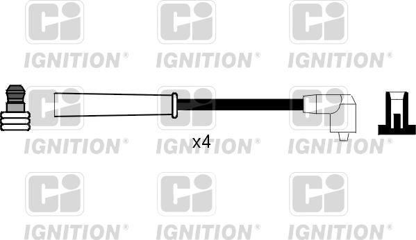 Quinton Hazell XC824 - Augstsprieguma vadu komplekts adetalas.lv