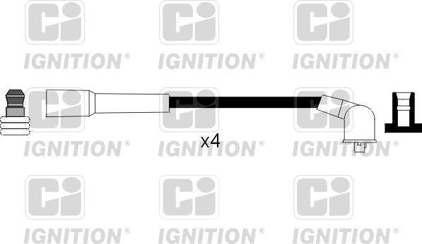 Quinton Hazell XC876 - Augstsprieguma vadu komplekts adetalas.lv