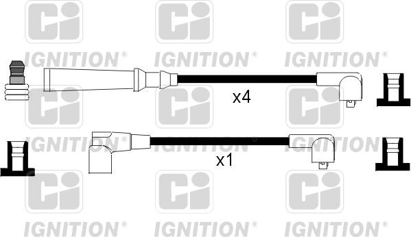 Quinton Hazell XC346 - Augstsprieguma vadu komplekts adetalas.lv