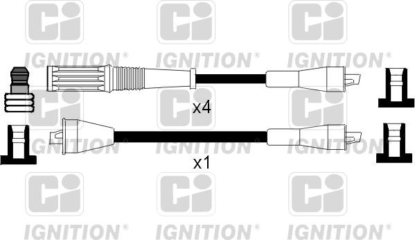 Quinton Hazell XC368 - Augstsprieguma vadu komplekts adetalas.lv