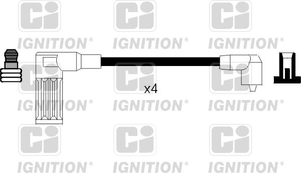 Quinton Hazell XC377 - Augstsprieguma vadu komplekts adetalas.lv