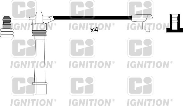 Quinton Hazell XC701 - Augstsprieguma vadu komplekts adetalas.lv