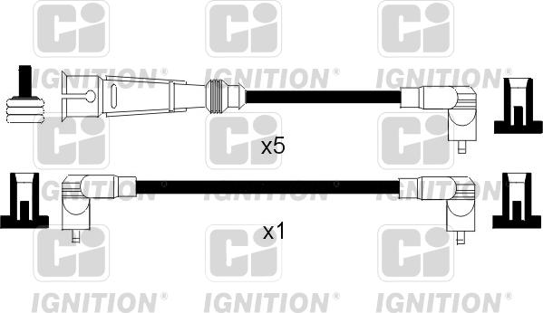 Quinton Hazell XC788 - Augstsprieguma vadu komplekts adetalas.lv