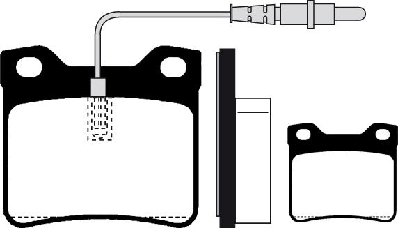 Budweg Caliper 521174 - Bremžu uzliku kompl., Disku bremzes adetalas.lv