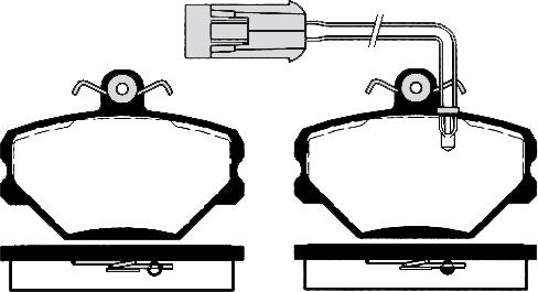 TRW Engine Component GDB852 - Bremžu uzliku kompl., Disku bremzes adetalas.lv