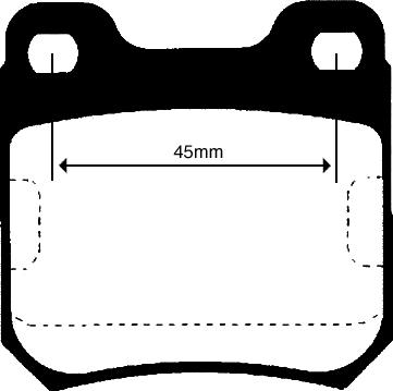 OEMparts 605799 - Bremžu uzliku kompl., Disku bremzes adetalas.lv