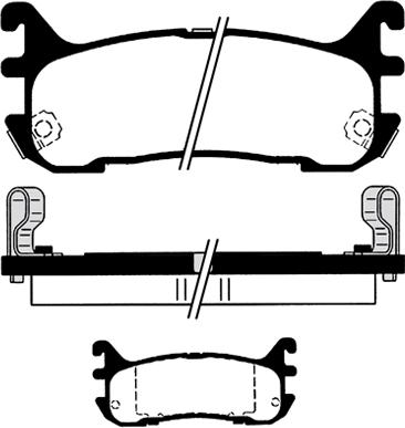 Brembo P 42 021 - Bremžu uzliku kompl., Disku bremzes adetalas.lv