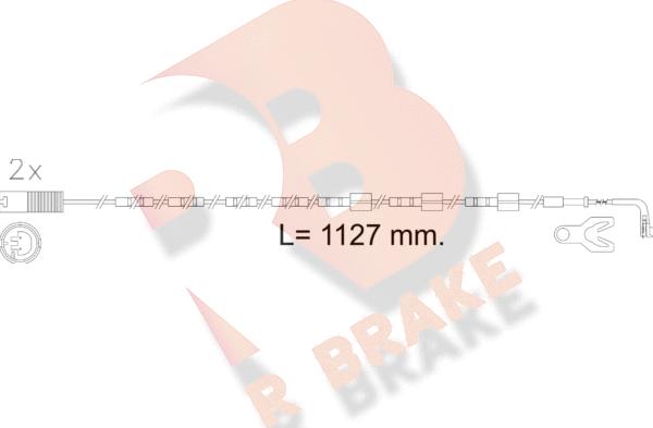 R Brake 610605RB - Indikators, Bremžu uzliku nodilums adetalas.lv