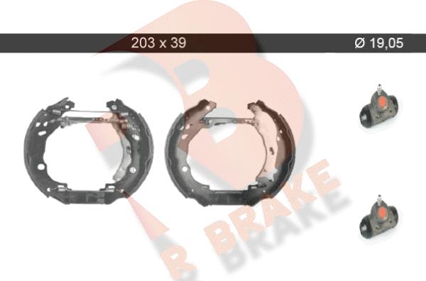 R Brake 79RBKT0051 - Bremžu loku komplekts adetalas.lv