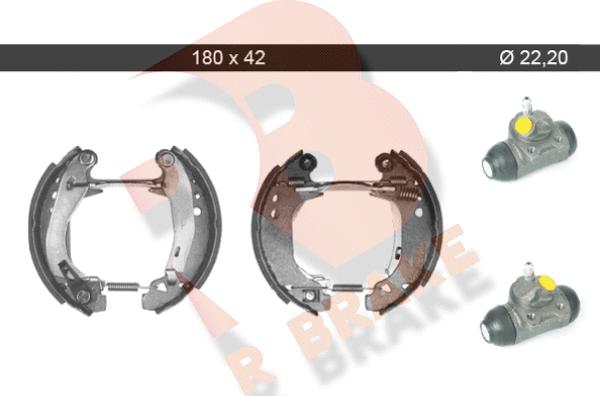 R Brake 79RBKT0065 - Bremžu loku komplekts adetalas.lv