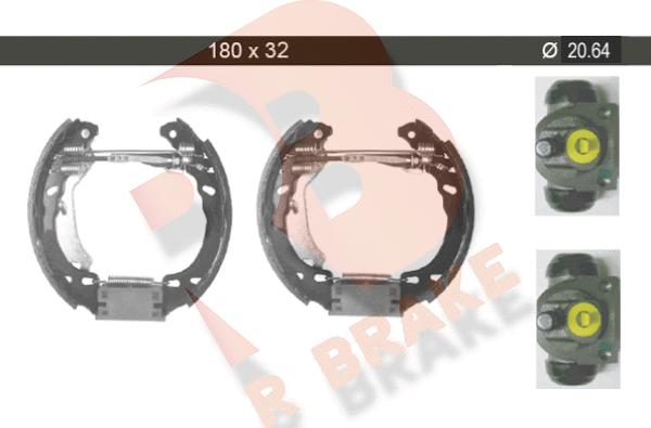 R Brake 79RBKT0010 - Bremžu loku komplekts adetalas.lv