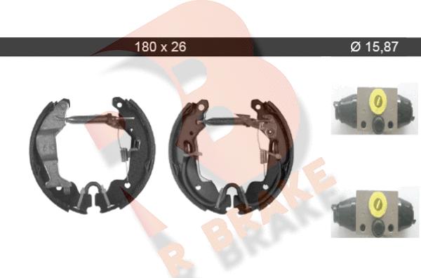 R Brake 79RBKT0035 - Bremžu loku komplekts adetalas.lv