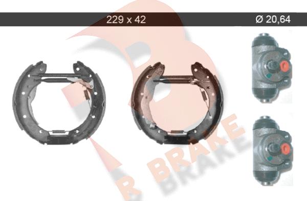 R Brake 79RBKT0070 - Bremžu loku komplekts adetalas.lv