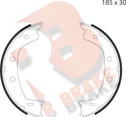 R Brake 79RBPB4027 - Bremžu loku kompl., Stāvbremze adetalas.lv