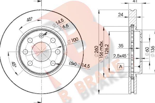 R Brake 78RBD29000 - Bremžu diski adetalas.lv