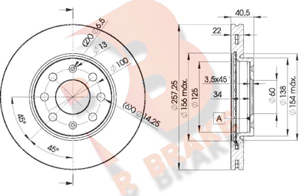 R Brake 78RBD20920 - Bremžu diski adetalas.lv