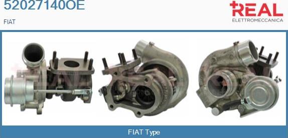 REAL 52027140OE - Kompresors, Turbopūte adetalas.lv