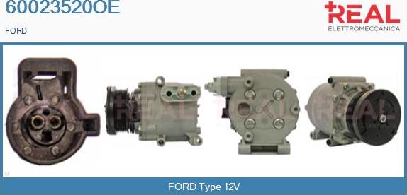 REAL 60023520OE - Kompresors, Gaisa kond. sistēma adetalas.lv