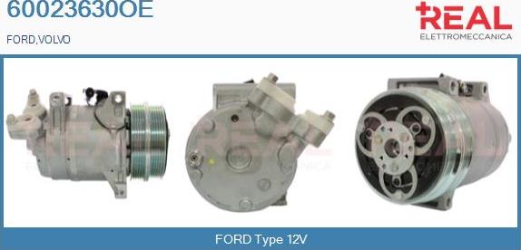REAL 60023630OE - Kompresors, Gaisa kond. sistēma adetalas.lv