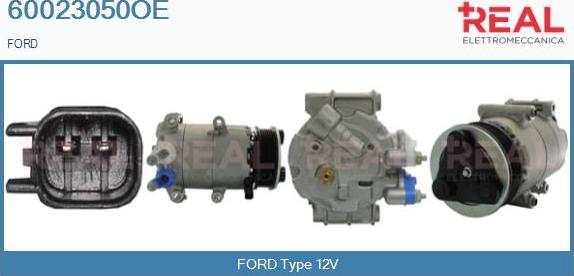REAL 60023050OE - Kompresors, Gaisa kond. sistēma adetalas.lv