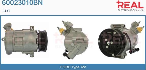 REAL 60023010BN - Kompresors, Gaisa kond. sistēma adetalas.lv