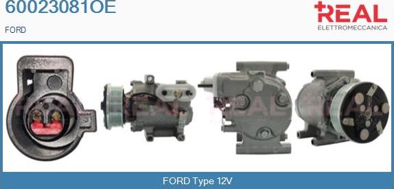 REAL 60023081OE - Kompresors, Gaisa kond. sistēma adetalas.lv