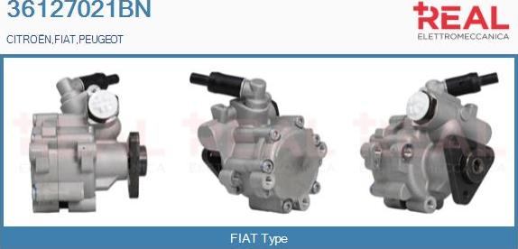 REAL 36127021BN - Hidrosūknis, Stūres iekārta adetalas.lv