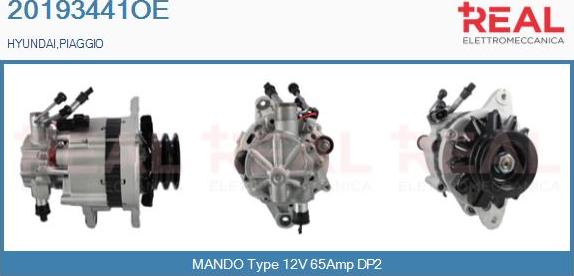 REAL 20193441OE - Ģenerators adetalas.lv