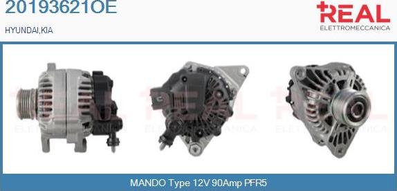 REAL 20193621OE - Ģenerators adetalas.lv