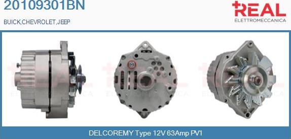 REAL 20109301BN - Ģenerators adetalas.lv