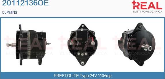 REAL 20112136OE - Ģenerators adetalas.lv