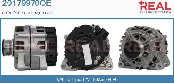 REAL 20179970OE - Ģenerators adetalas.lv