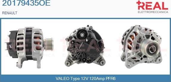 REAL 20179435OE - Ģenerators adetalas.lv