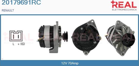 REAL 20179691RC - Ģenerators adetalas.lv