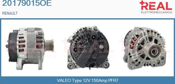 REAL 20179015OE - Ģenerators adetalas.lv