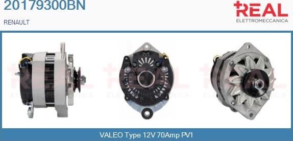 REAL 20179300BN - Ģenerators adetalas.lv